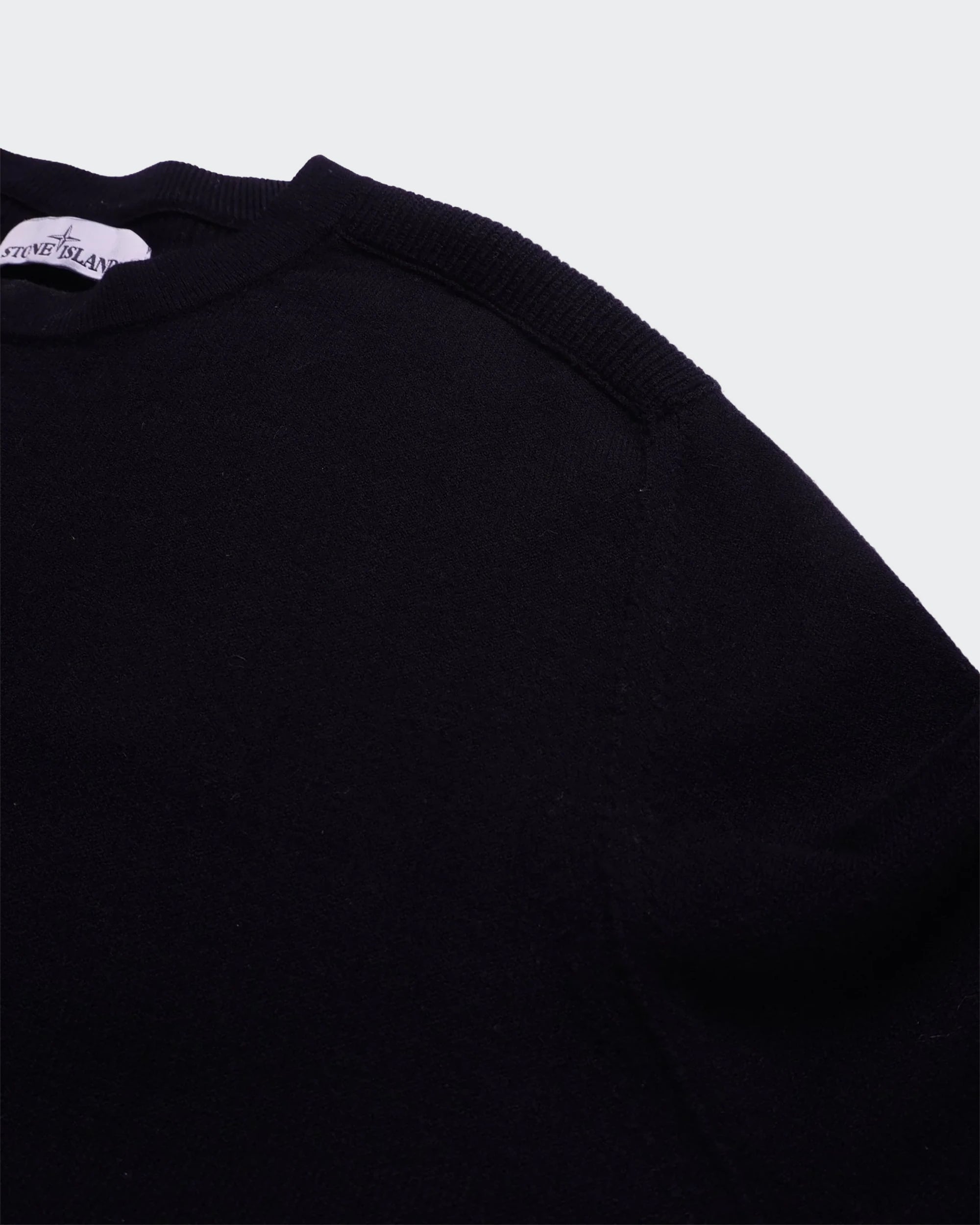 Stone Island Black Crewneck Sweater - XL
