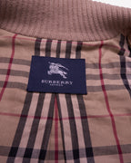 Burberry Brown Zip Cardigan - L