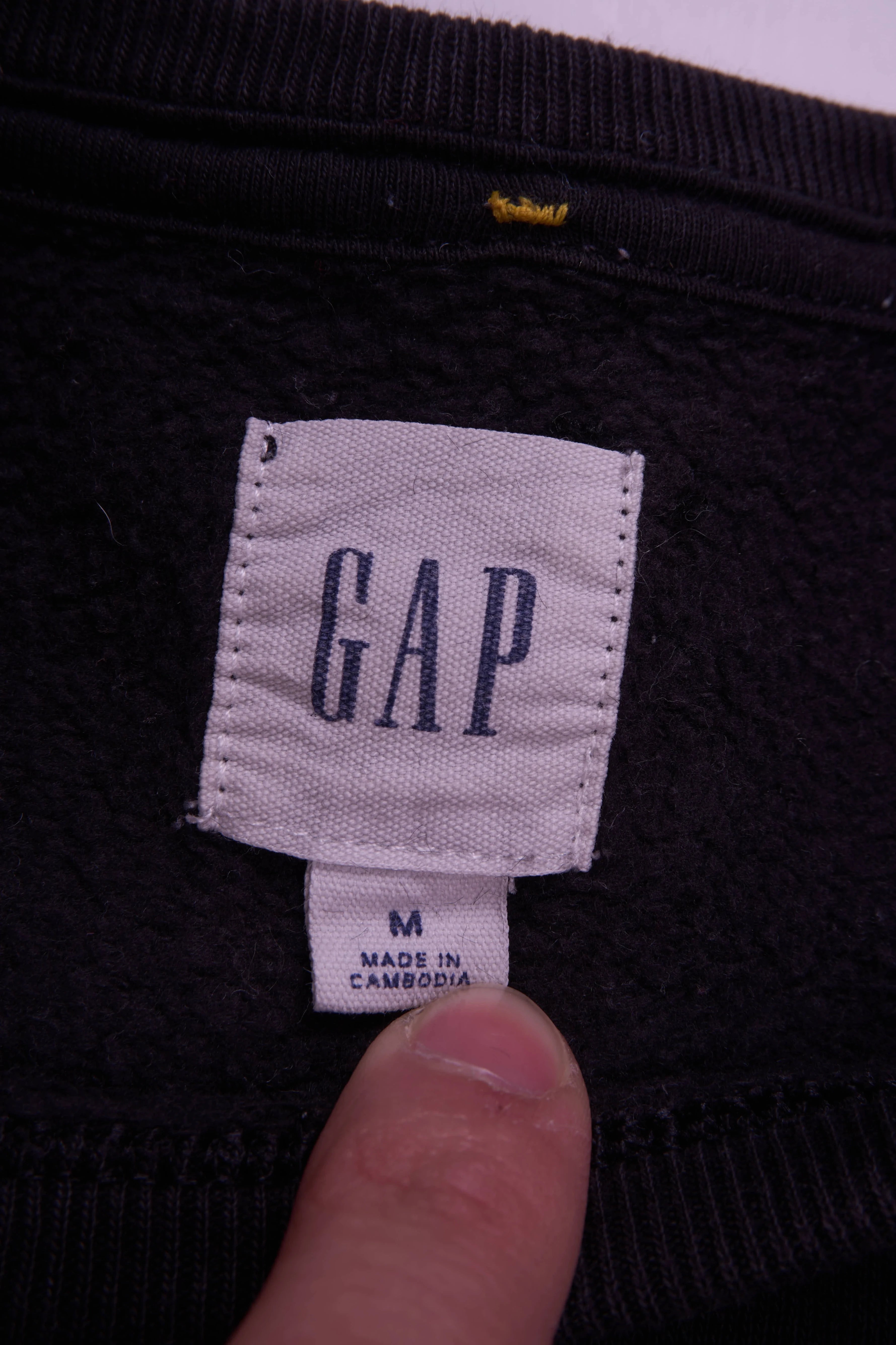 Gap Black Crewneck Sweater - M