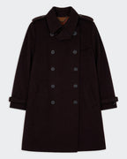 Burberry Brown Overcoat - L