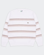 Lacoste White Crewneck Jumper - L