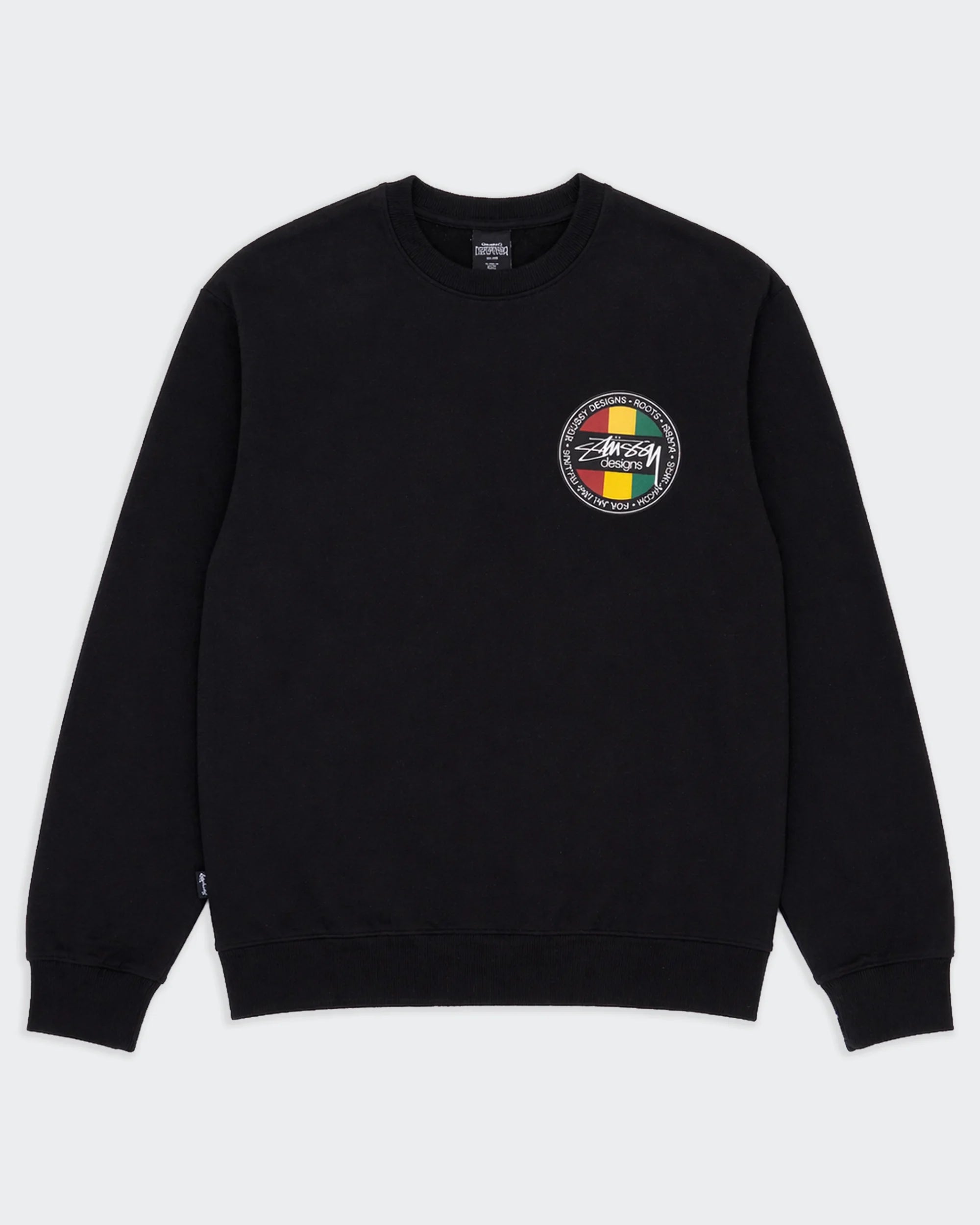 Stüssy Black Crewneck Sweater - L