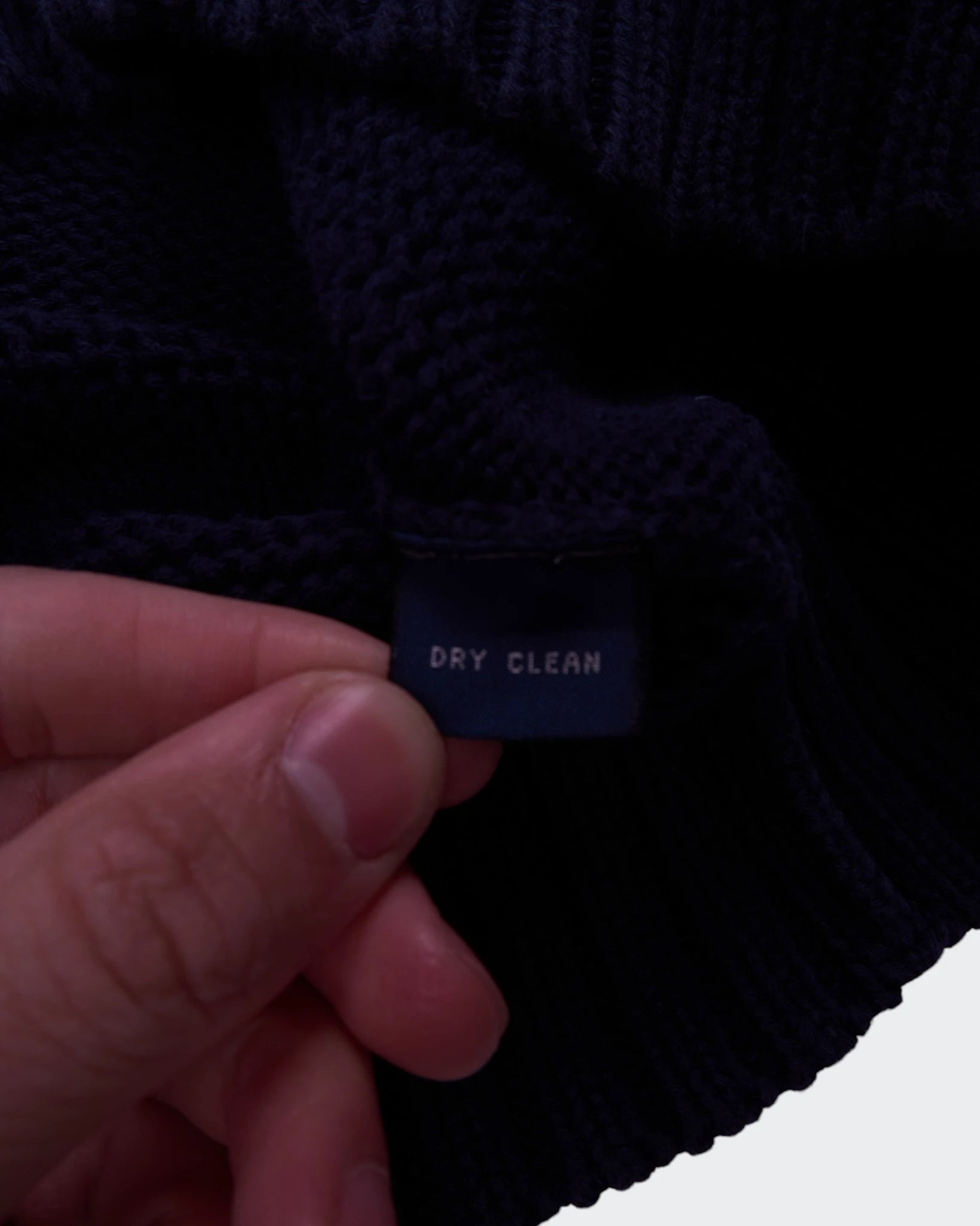 Ralph Lauren Navy Crewneck Jumper - L