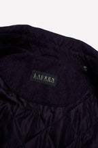 Ralph Lauren Navy Car Coat - L