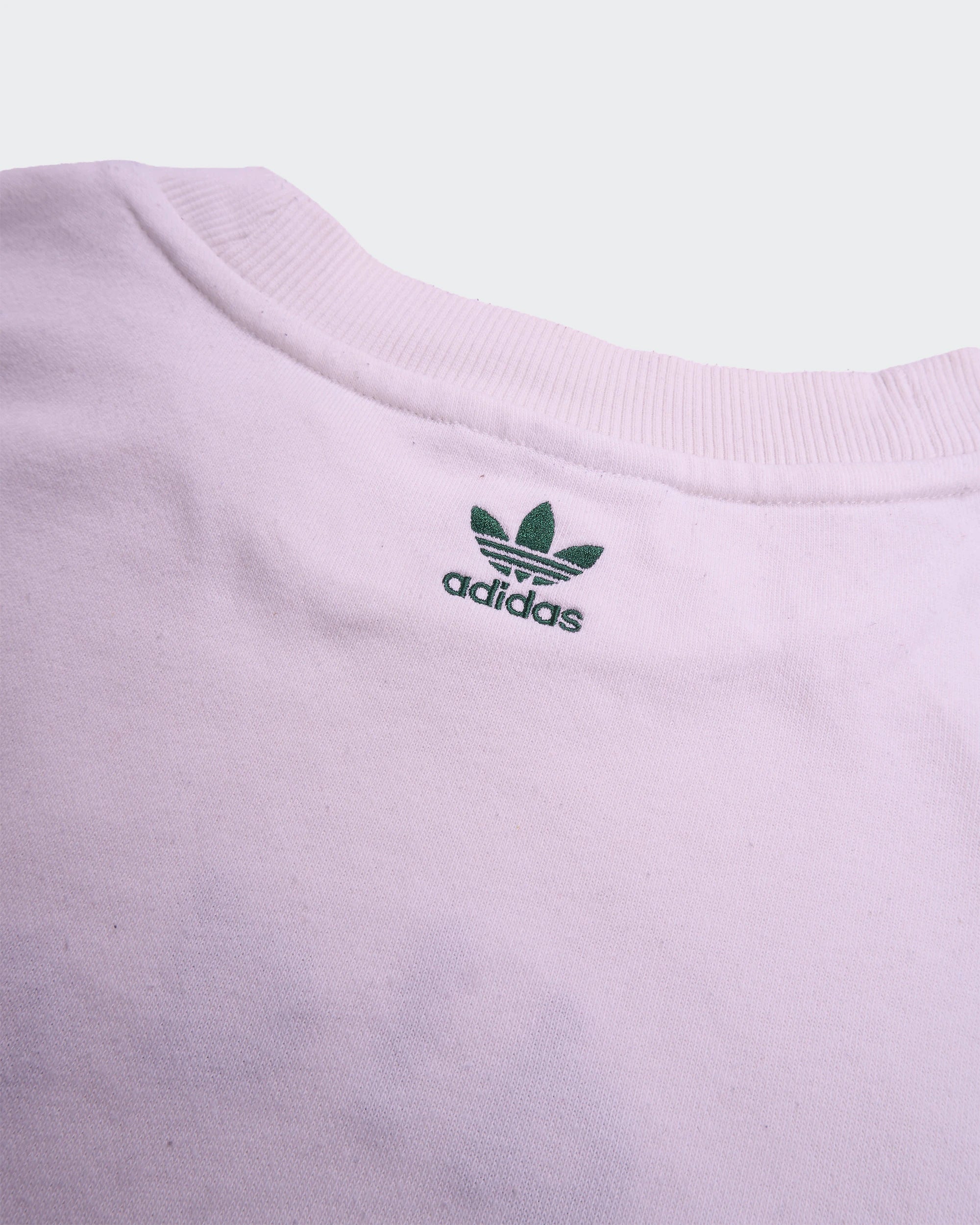 Adidas White Crewneck Jumper - XL