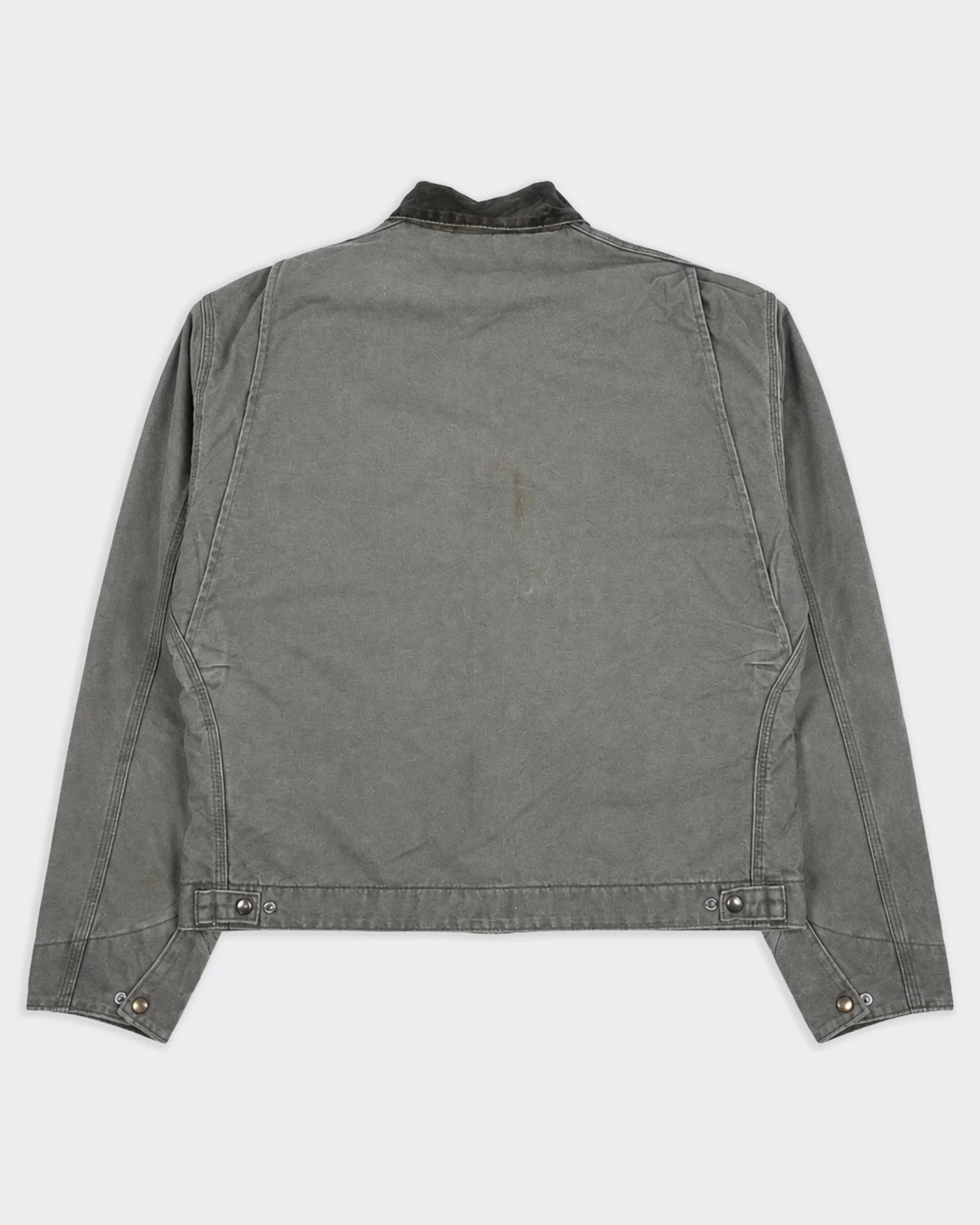 Carhartt grijze Detroit jas maat M, canvas, katoen
