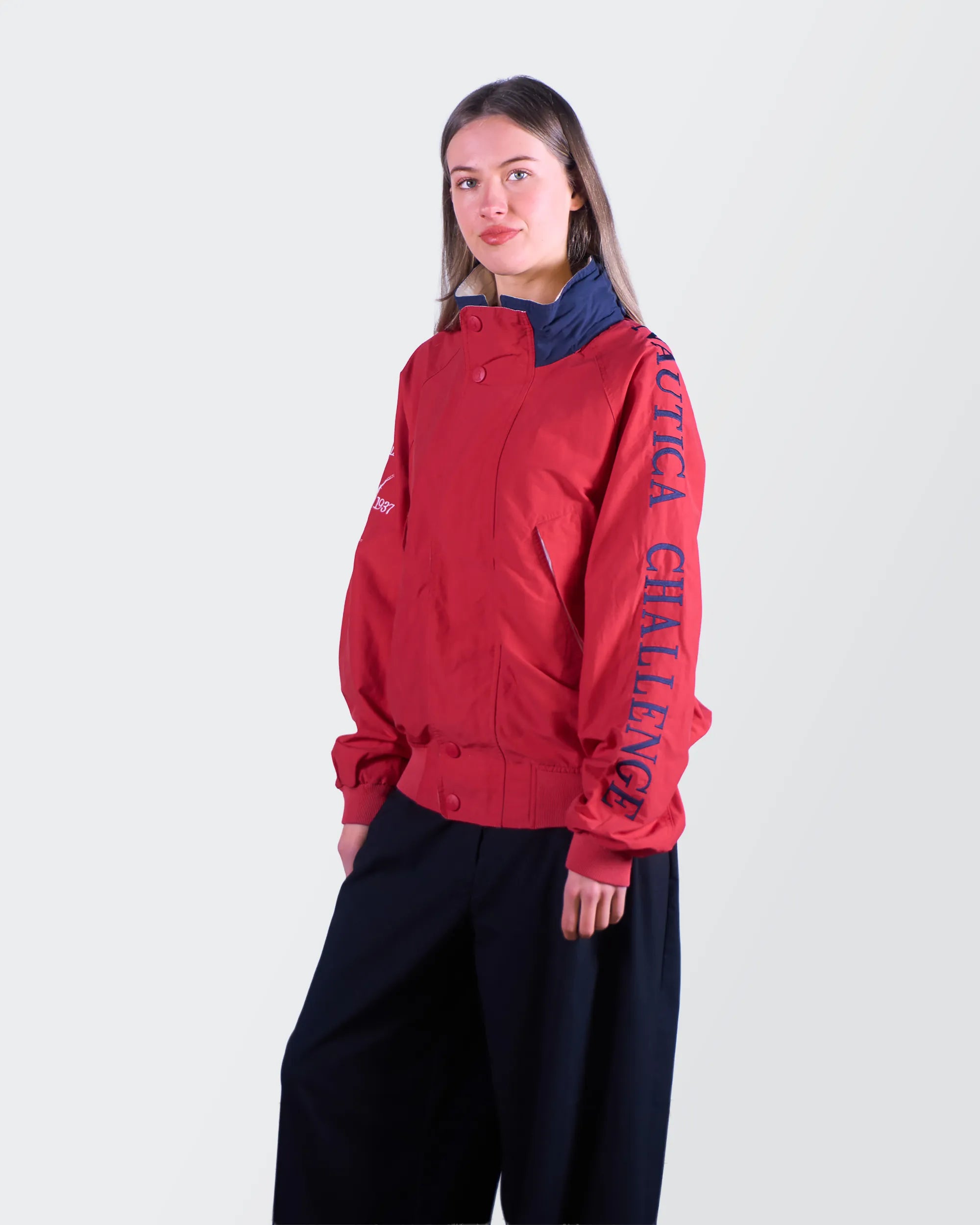 Nautica Red Track Jacket - L