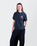 Stüssy Black Graphic T-shirt - S