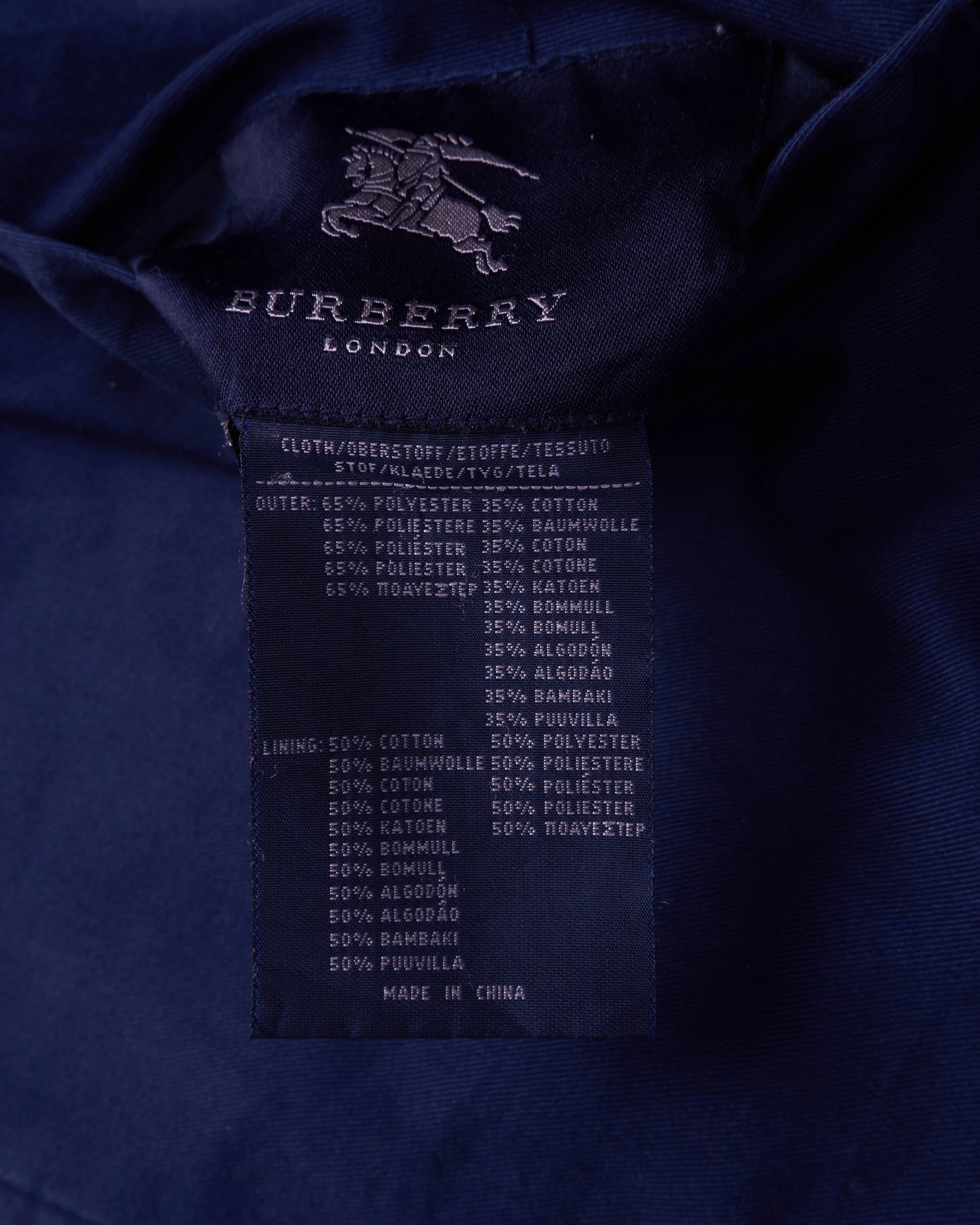 Burberry Navy Jacket - L