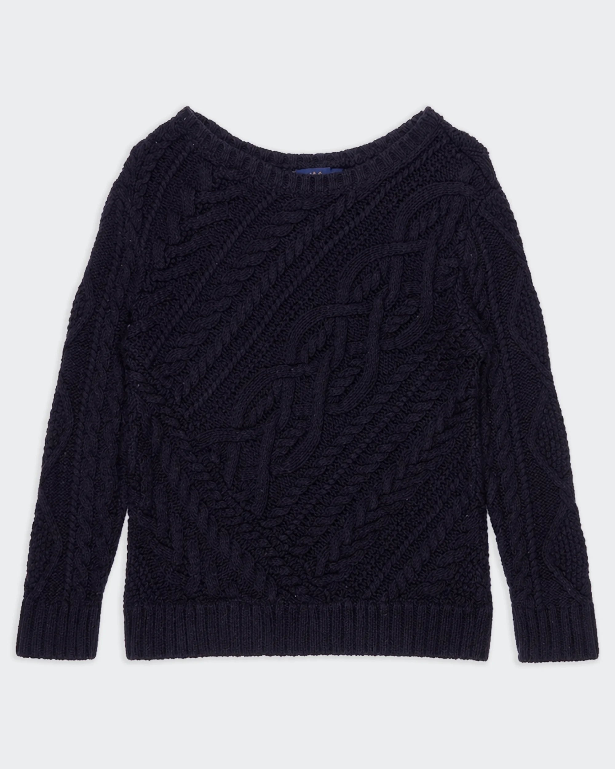 Ralph Lauren Navy Crewneck Jumper - M
