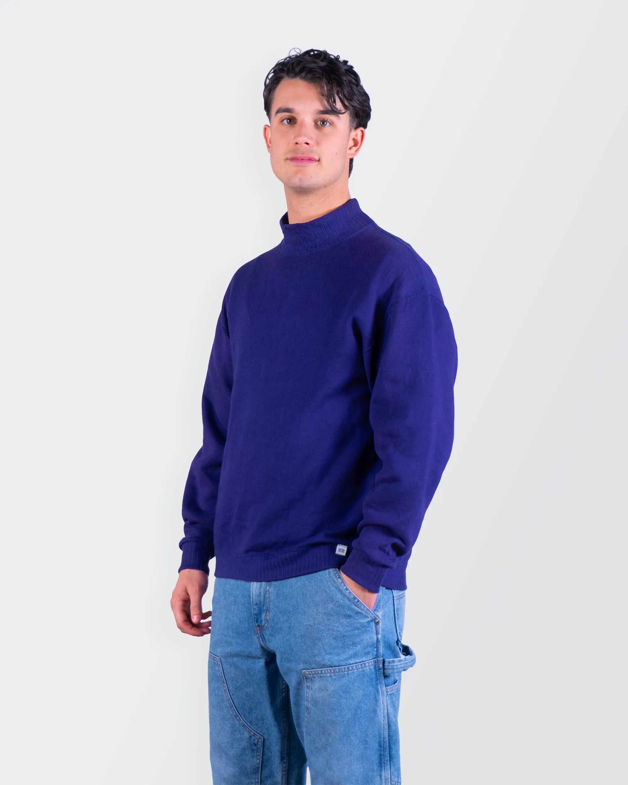 Russel Athletic Purple Crewneck Sweater - M