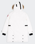 Canada Goose White Parka Coat - M