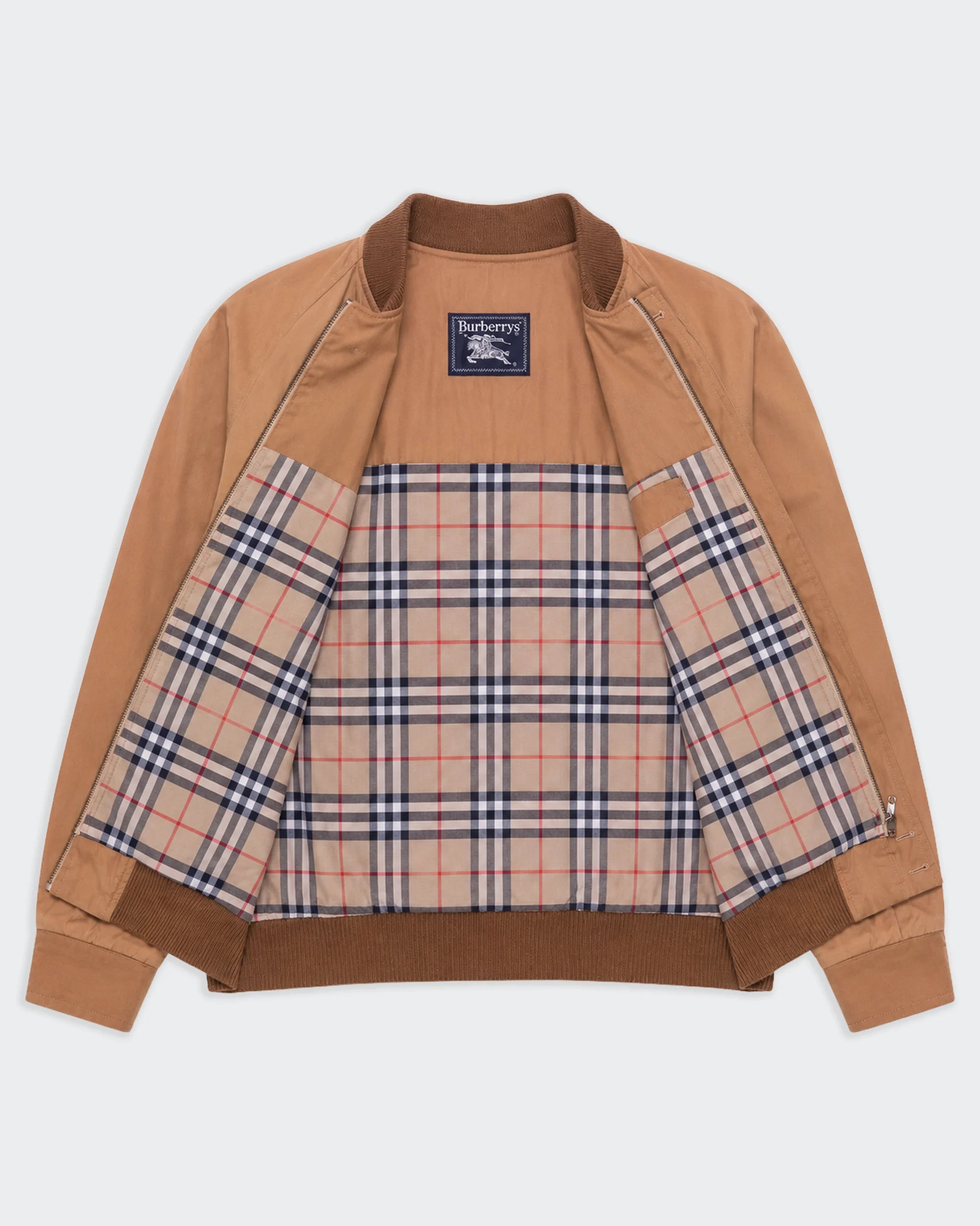 Burberry Brown Bomber Jacket - L