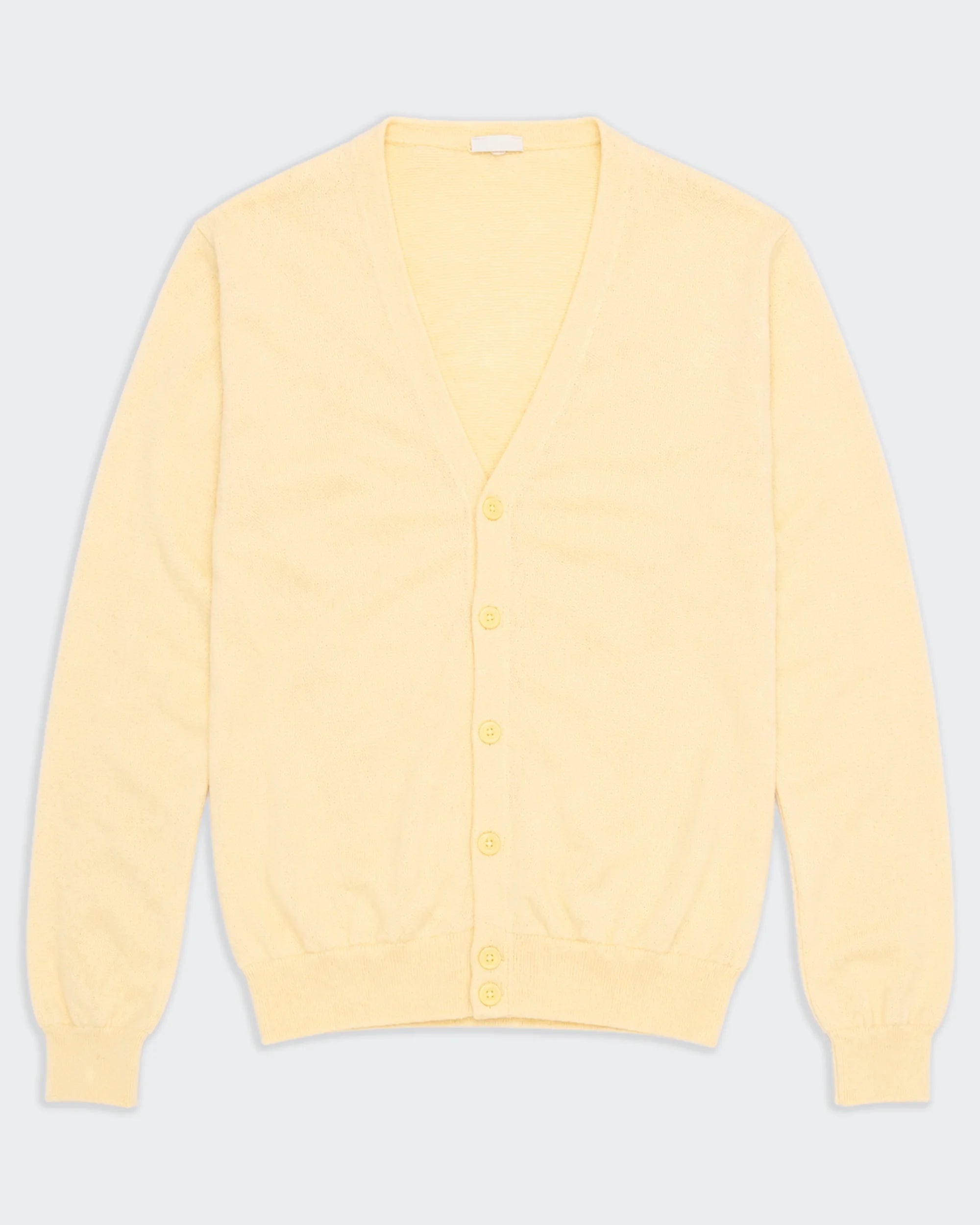 Lacoste Yellow Button Cardigan - L/XL
