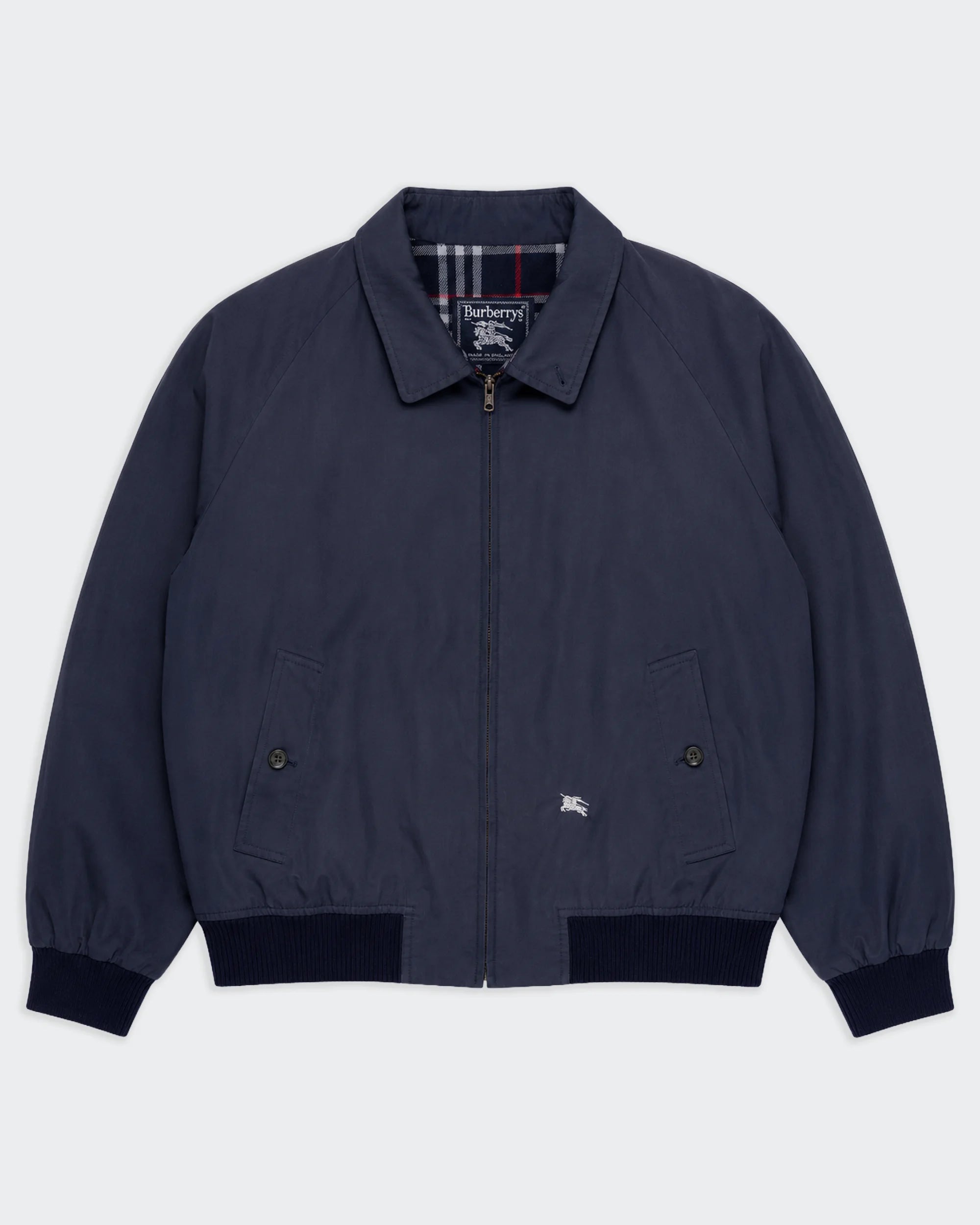 Burberrys Navy Bomber Jacket -