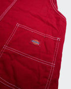 Dickies Red Dungaree -