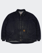 Carhartt Black Ridge Coat XL Canvas, Flannel