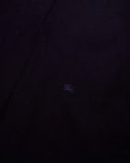 Burberry Black Car Coat - L