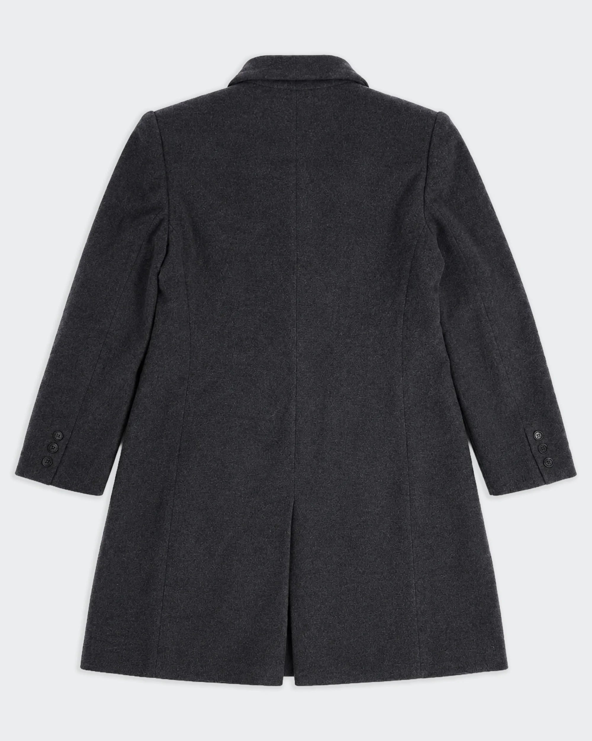 Burberry Grey Overcoat - M