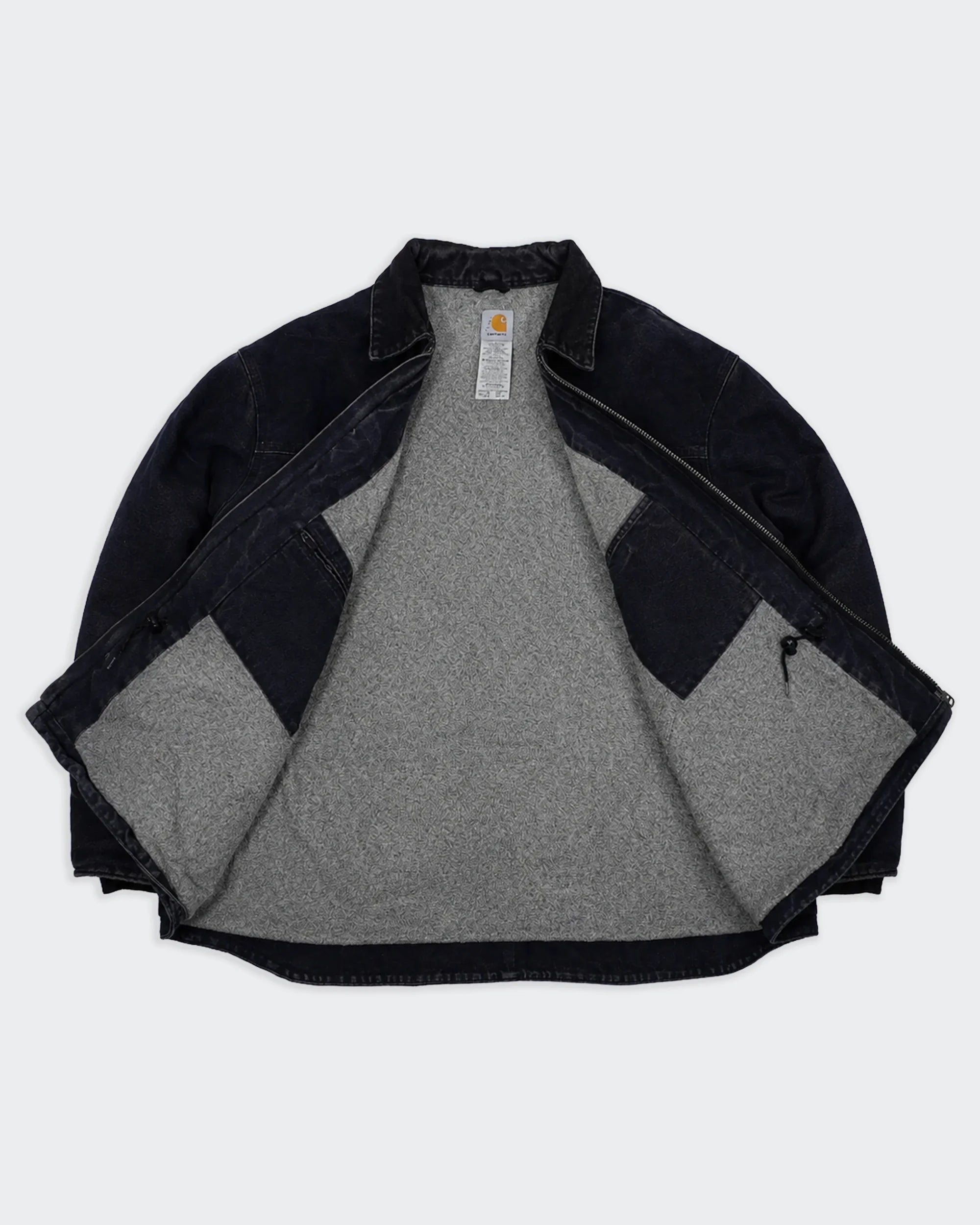 Carhartt Black Ridge Coat XL Canvas, Flannel