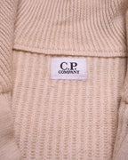 C.P. Company Beige Quarter-zip Jumper - L