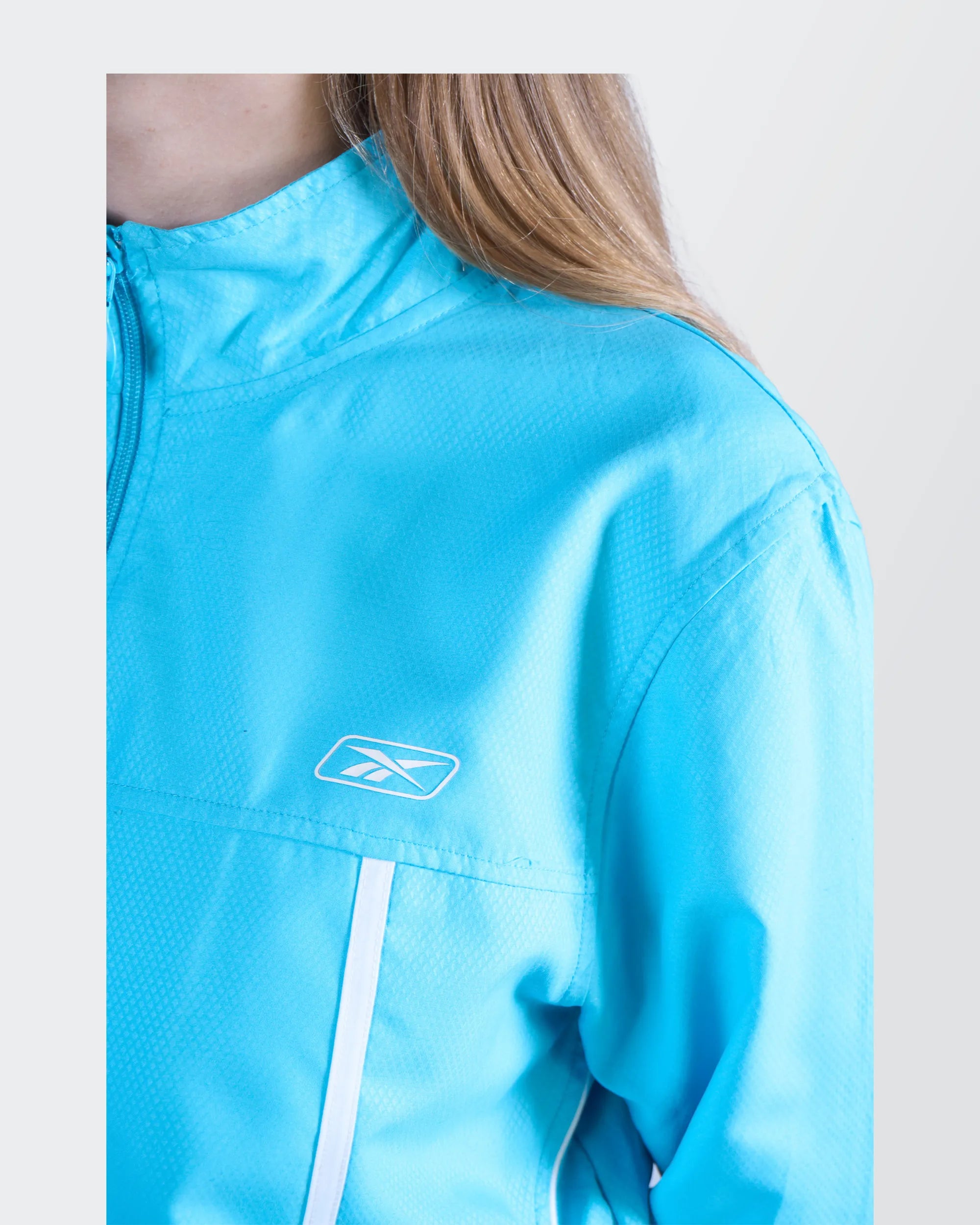 Reebok Blue Windbreaker Jacket - S