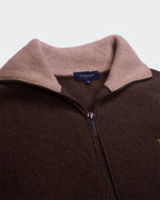 Burberry Brown Full-zip Jumper - L