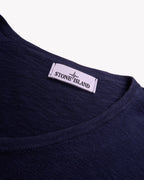 Stone Island Navy V-neck Jumper - M