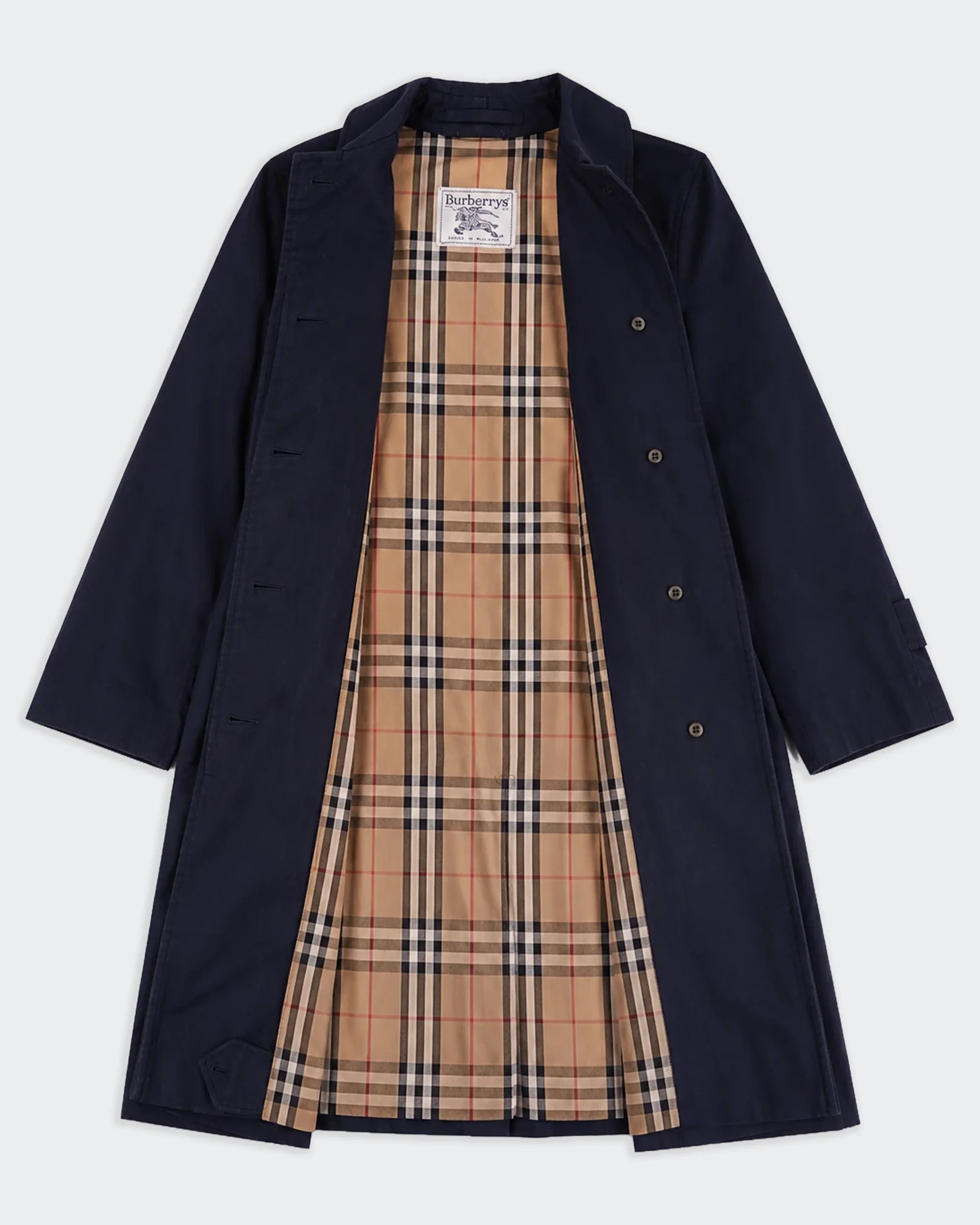 Burberry Navy Trenchcoat - M