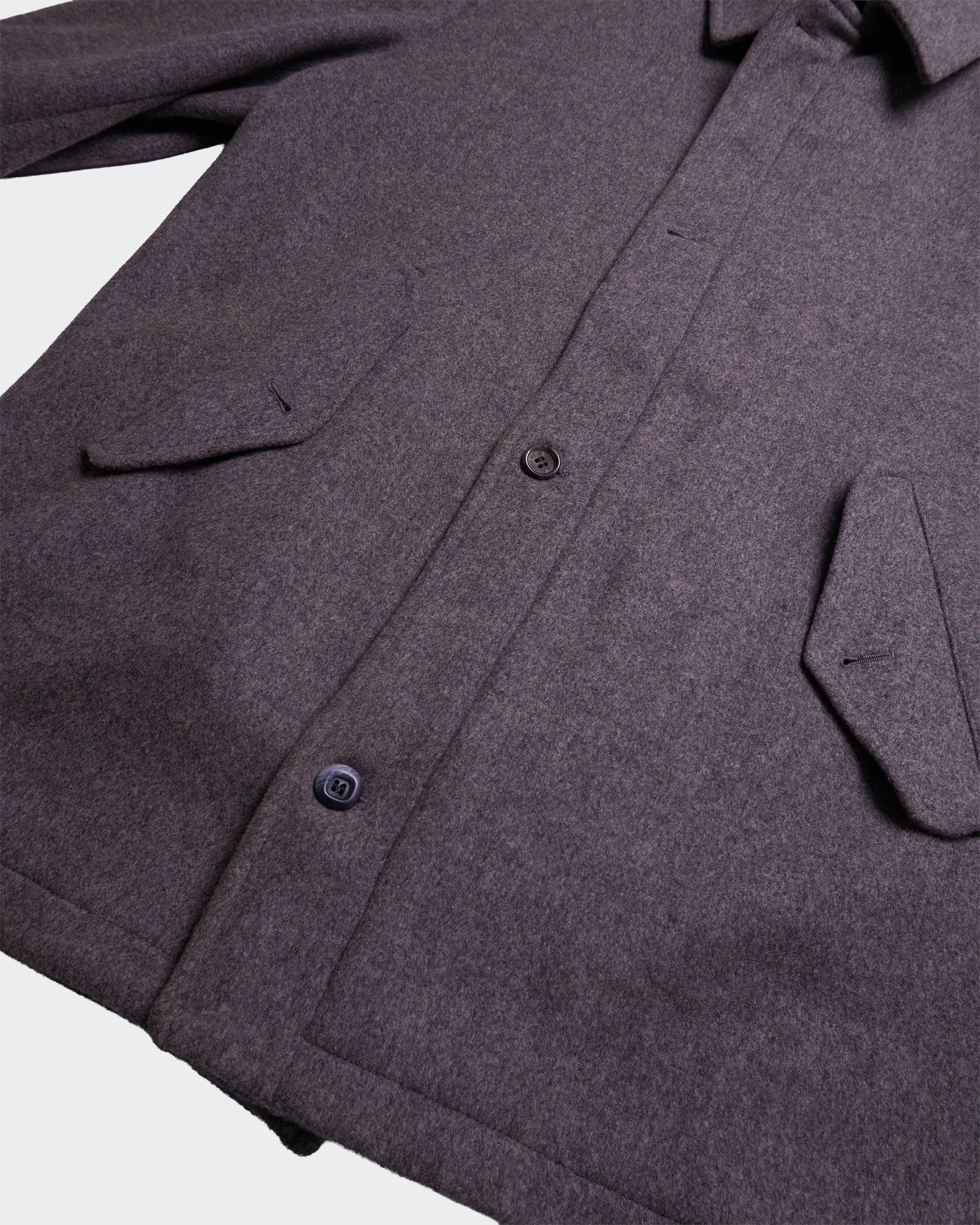 Burberry Grey Overcoat - M