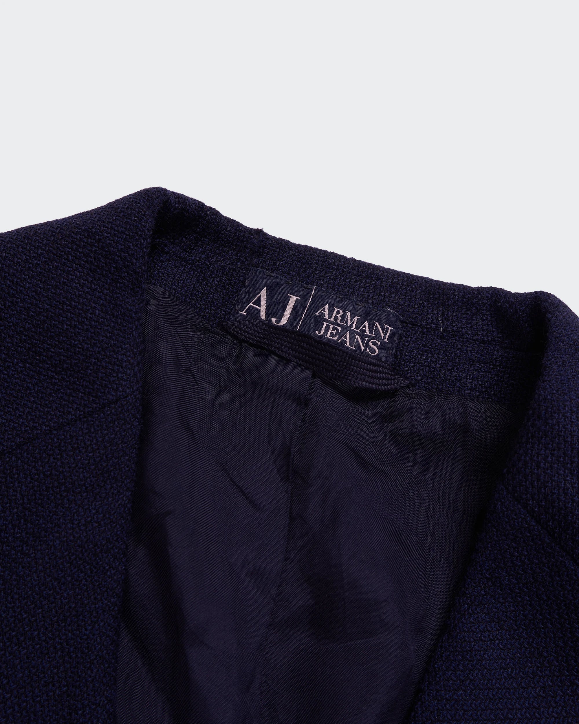 Armani Navy Single-breasted Blazer - L