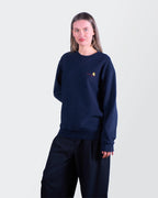 Carhartt Navy Crewneck Jumper - S