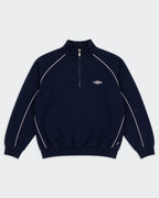 Umbro Navy Quarter-zip Sweater - M