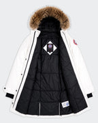 Canada Goose White Parka Coat - M