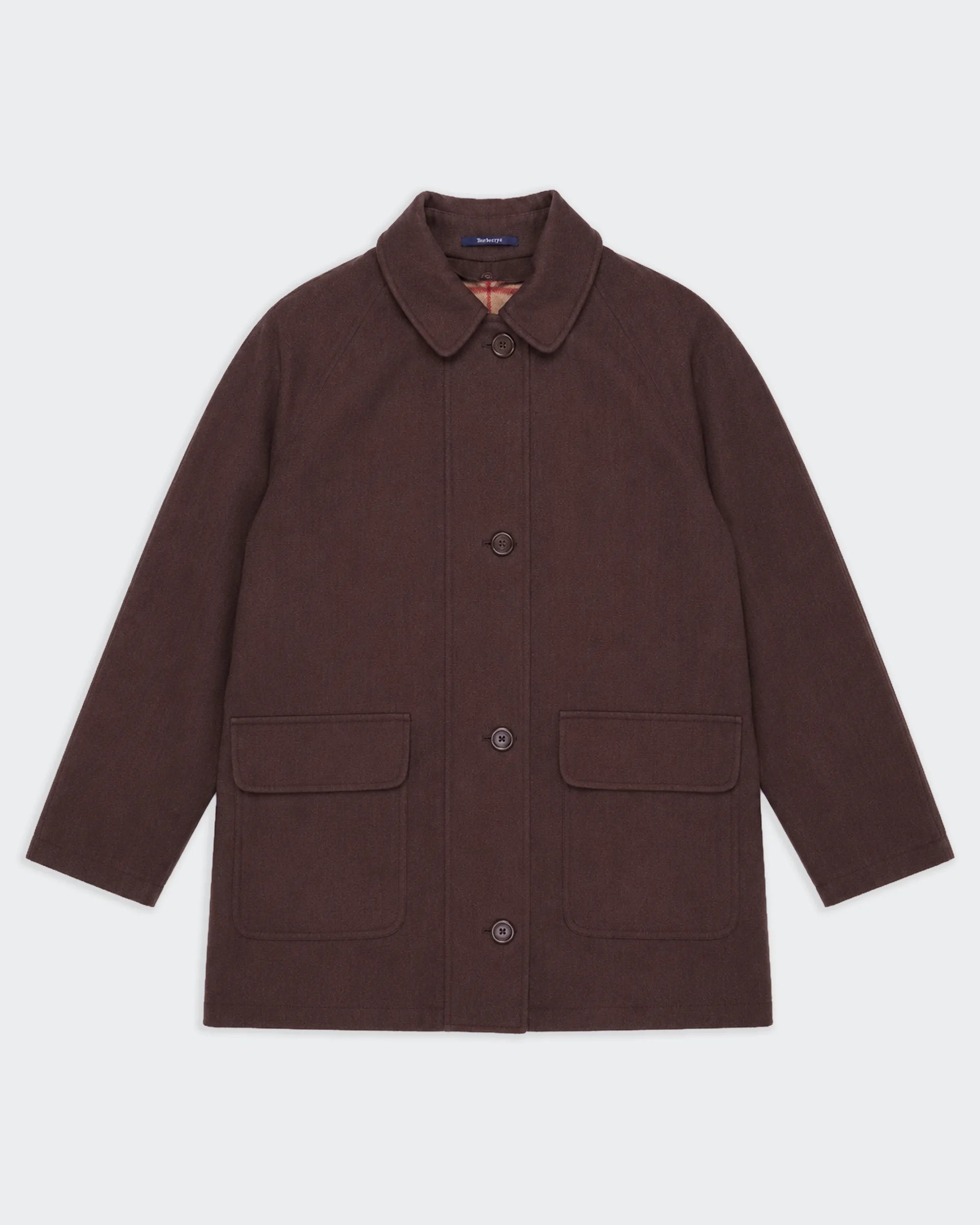 Burberry Brown Car Coat - XL