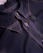 Versace Blue Button-up Shirt - XL