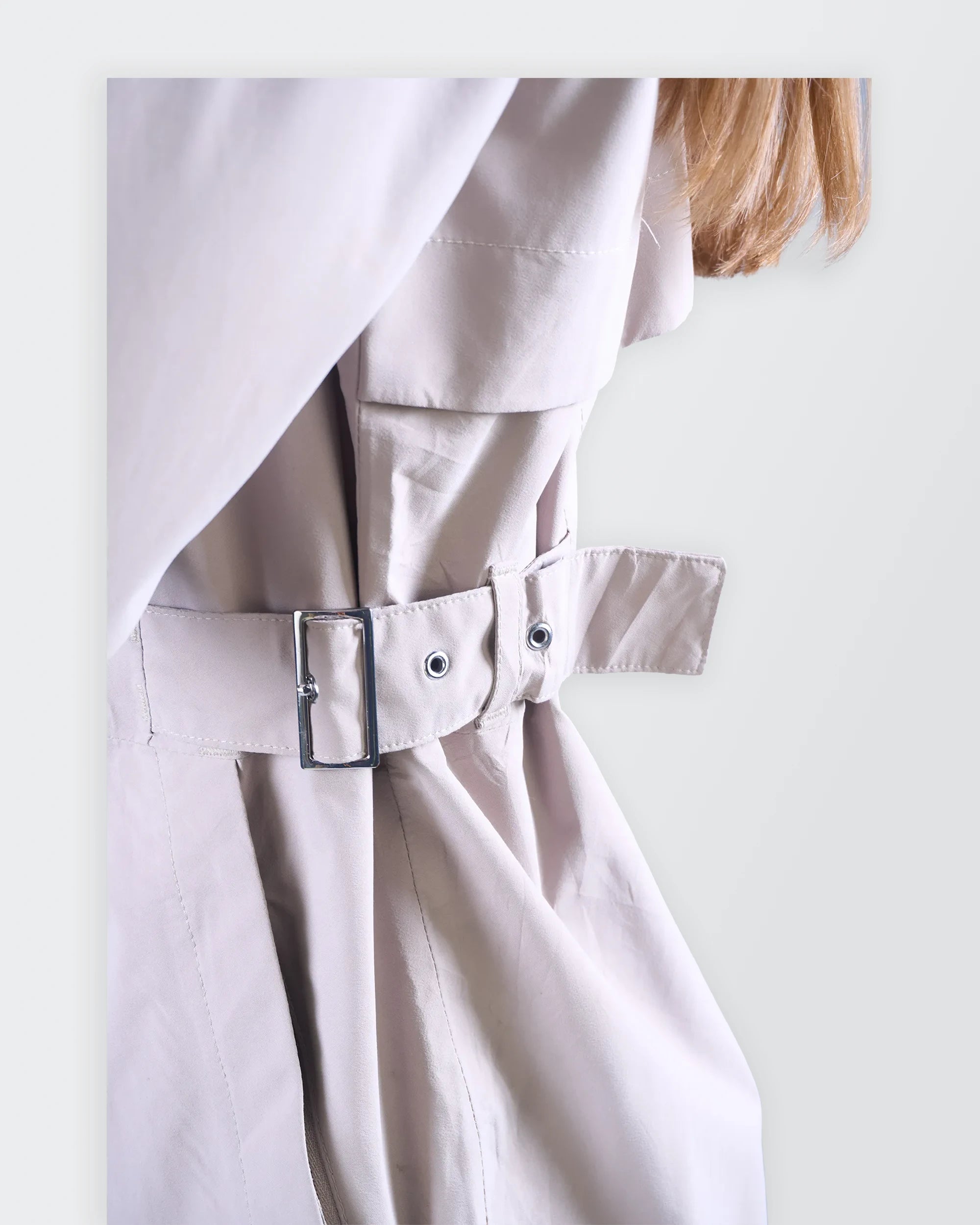 The North Face Beige Rain Jacket - M