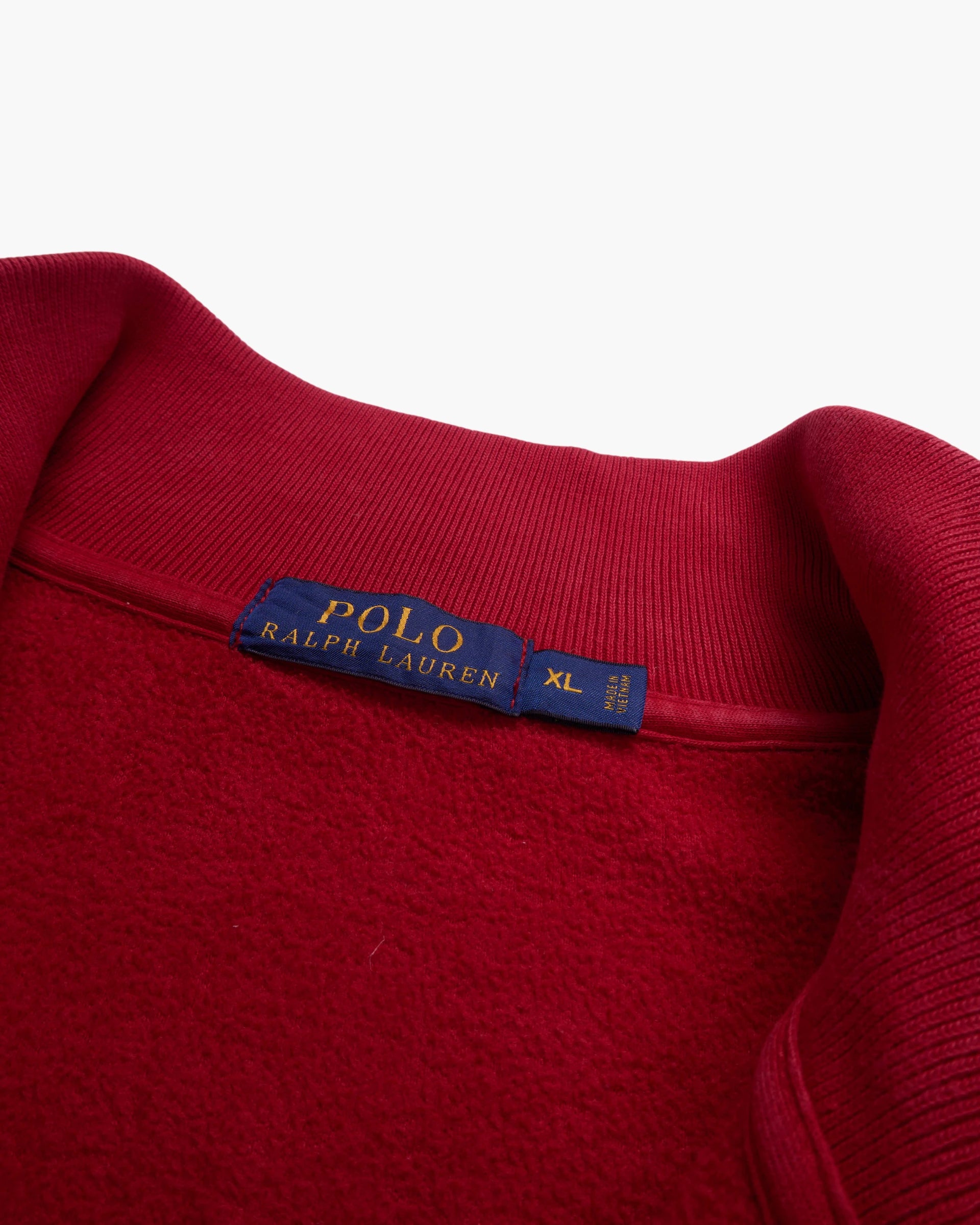 Ralph Lauren Red Full-Zip Jumper - XL