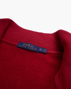Ralph Lauren Red Full-Zip Jumper - XL