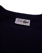 Lacoste Navy V-neck Jumper - XXL