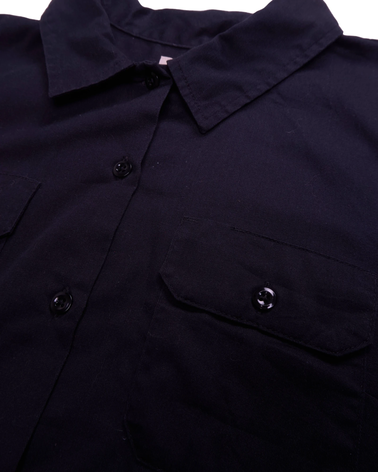 Dickies Navy Button-up Shirt - L