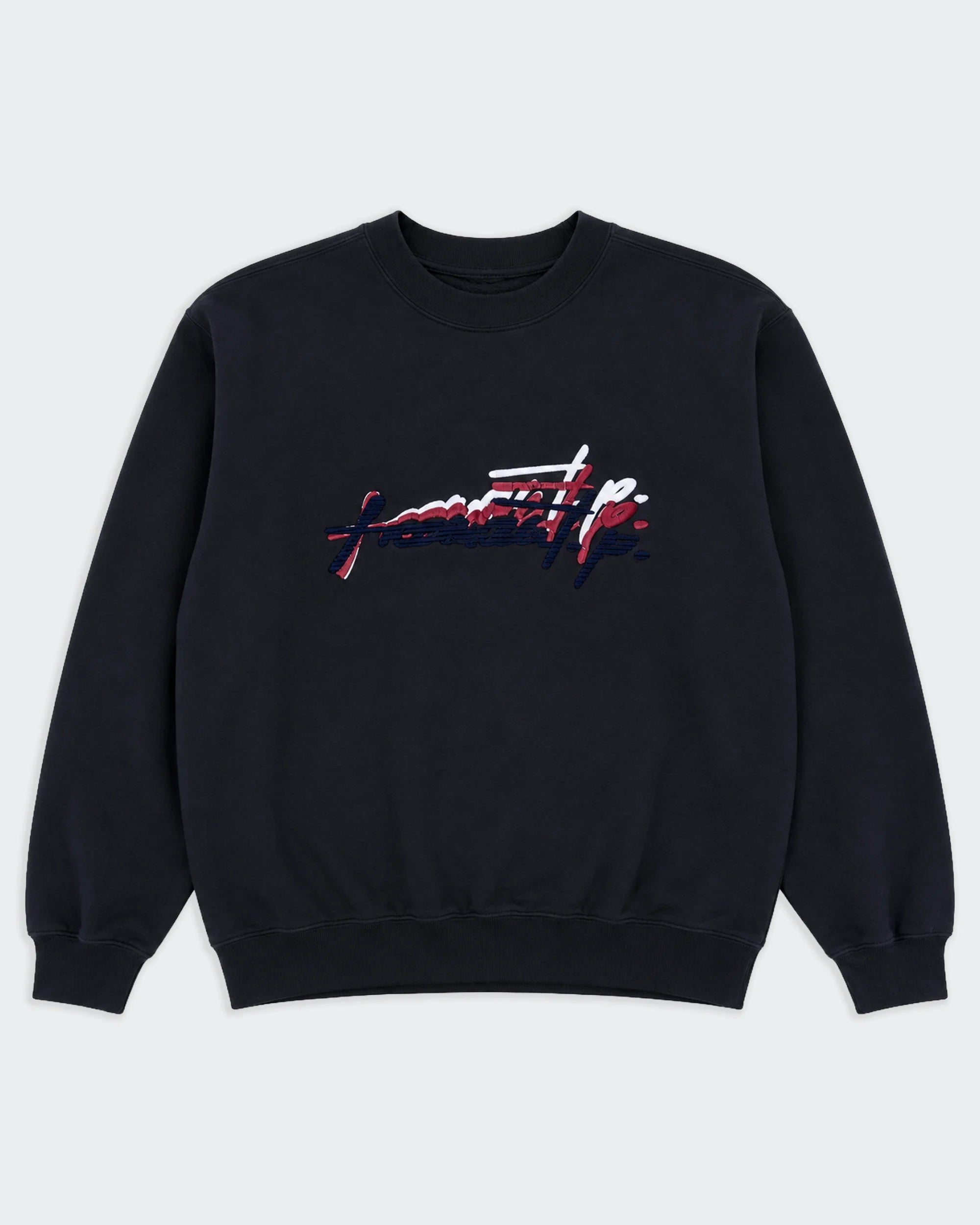 Tommy Hilfiger Black Crewneck Jumper - L
