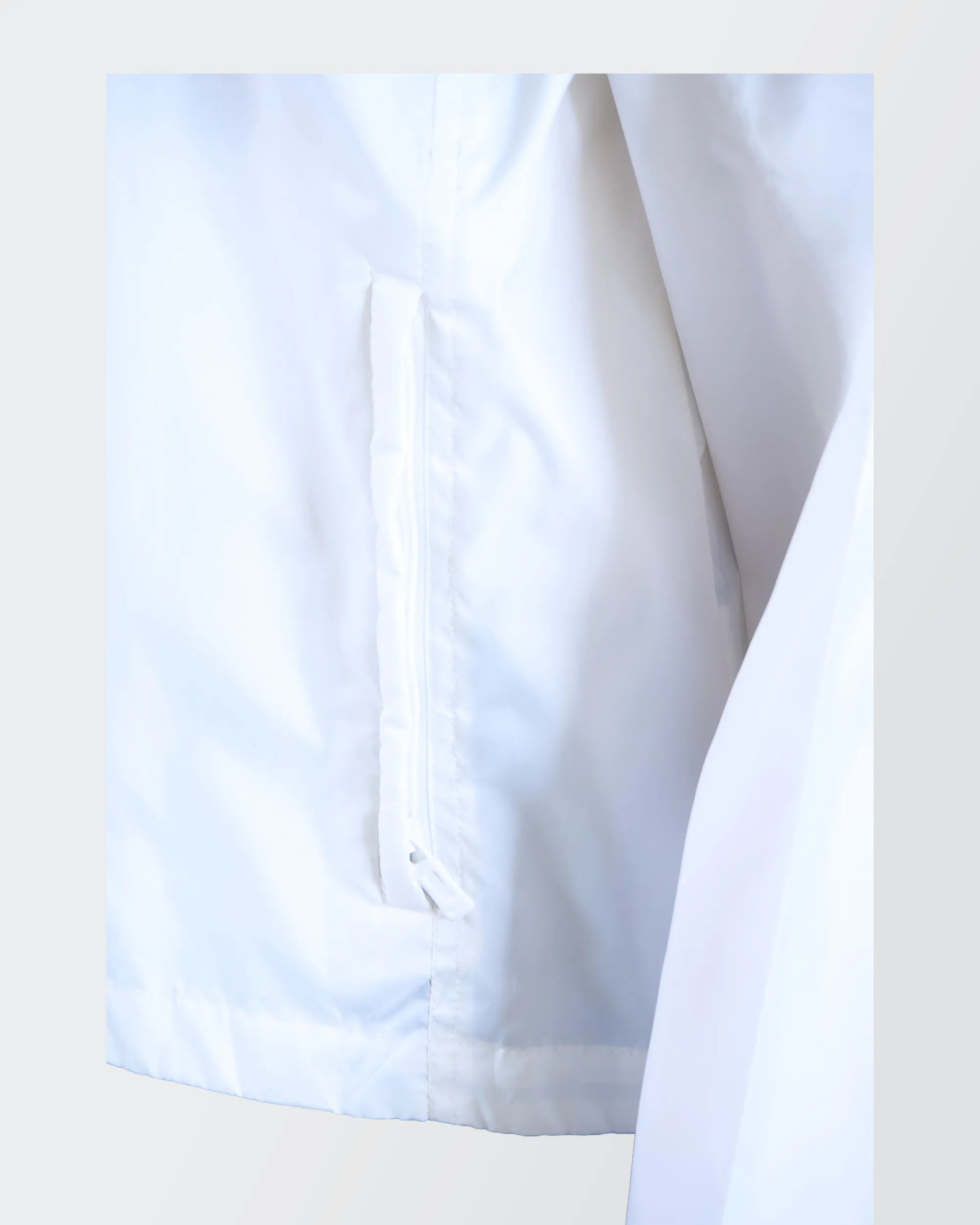 Nike White Track Jacket - S
