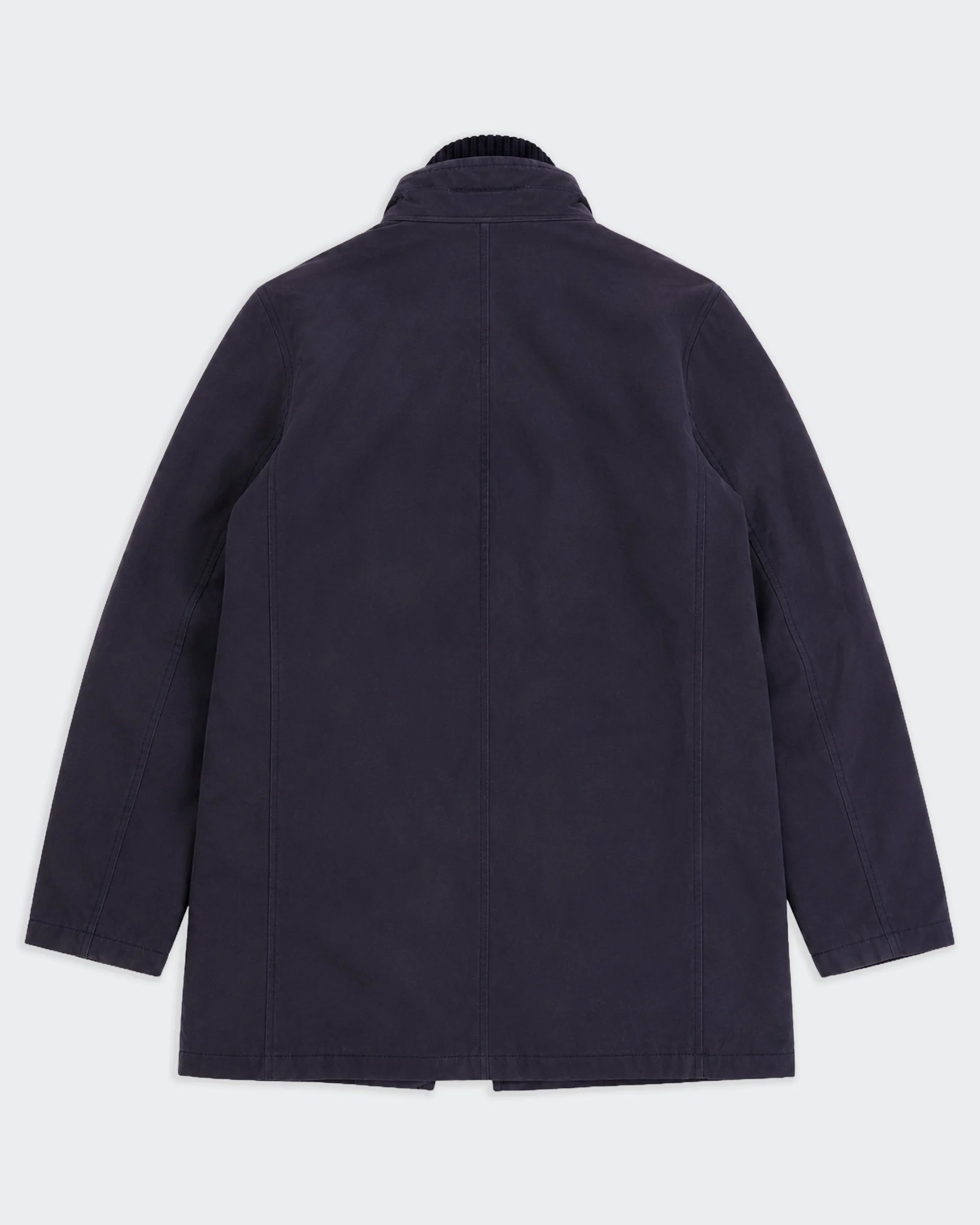 Burberry Navy Car Coat - L