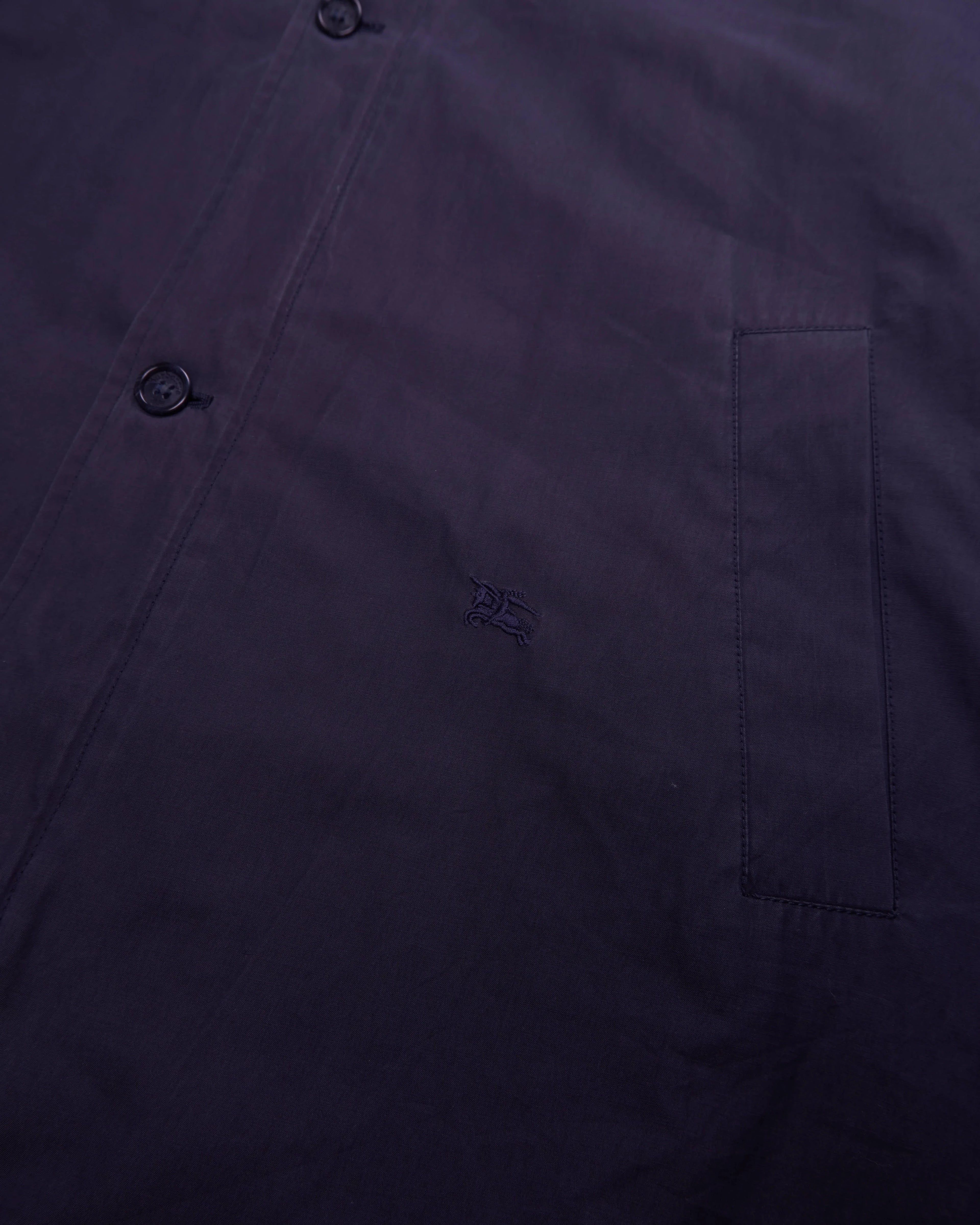 Burberry Navy Car Coat - L