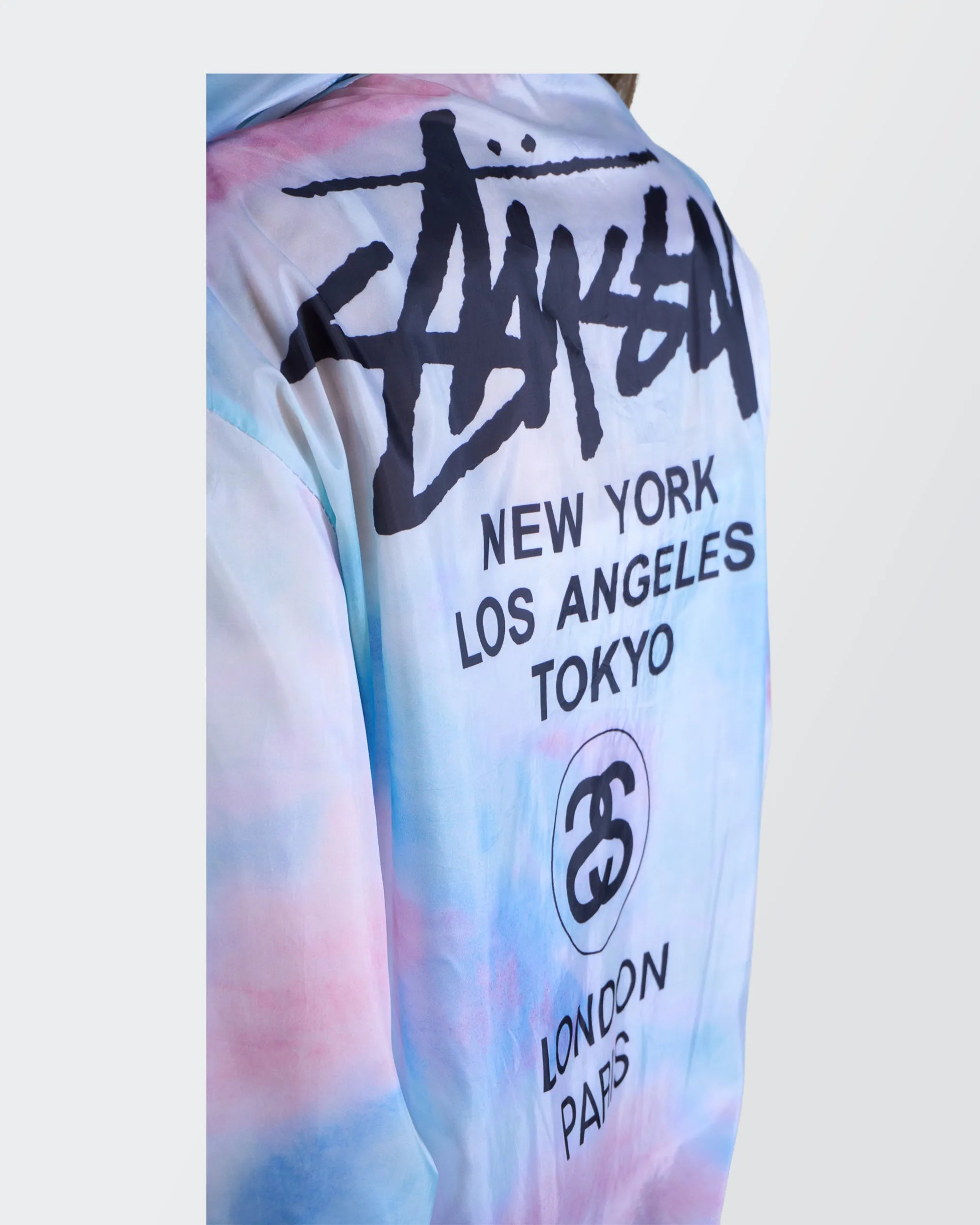 Stüssy Blue Windbreaker Jacket - S