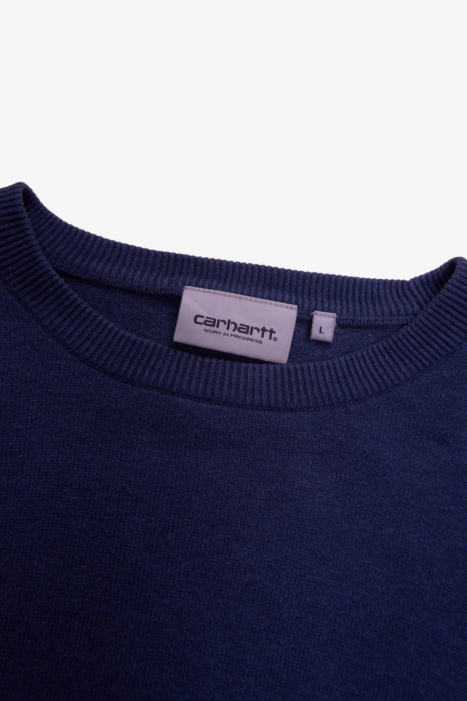 Carhartt Navy Crewneck Jumper - L