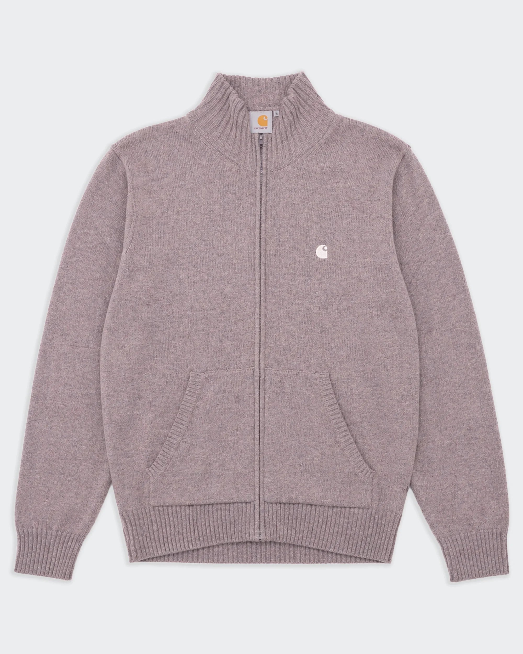 Carhartt Beige Full-zip Hoodie -