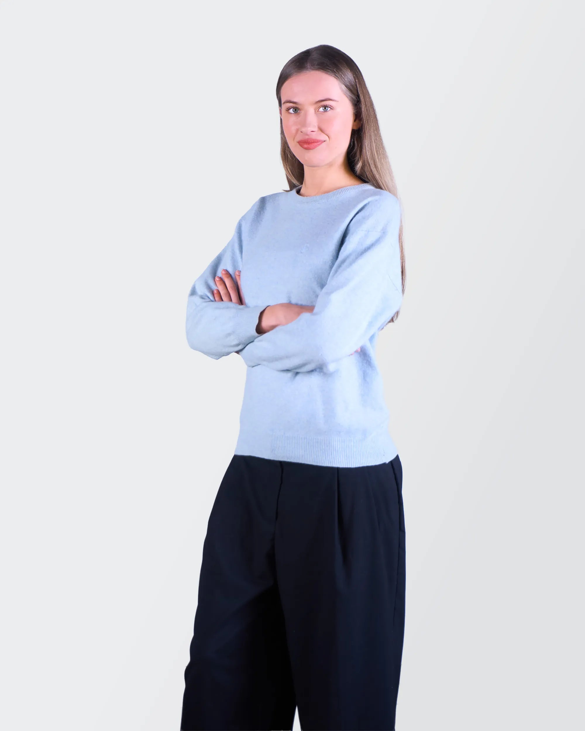 Burberry Blue Crewneck Jumper - S