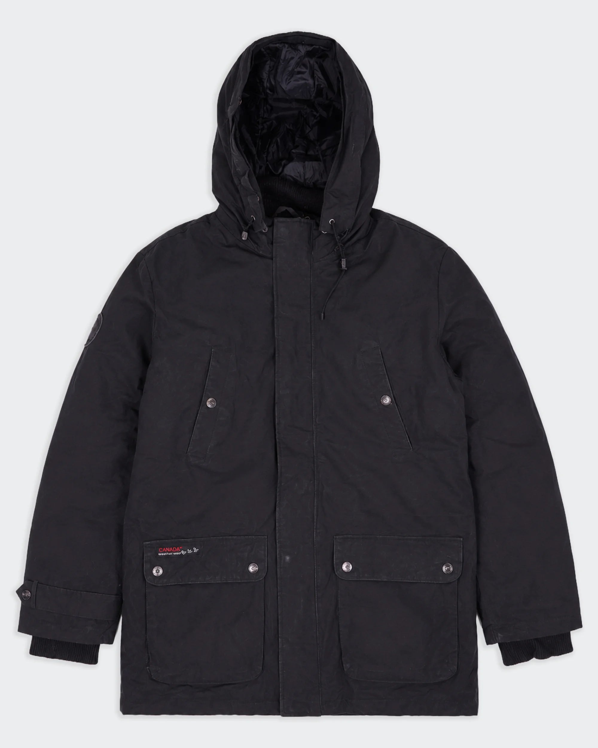 Canada Goose Black Parka Coat - M